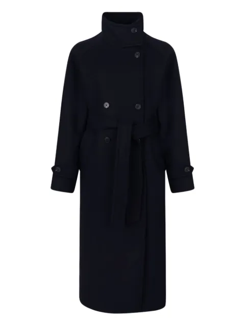 SELECTED button belted coat