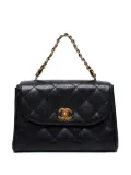 CHANEL Pre-Owned 1994-1996 quilted top-handle handbag - Black