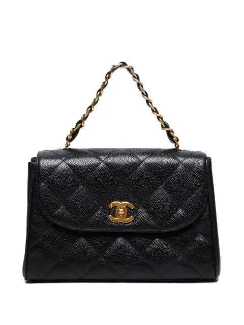 CHANEL Pre-Owned  1994-1996 quilted top-handle handbag