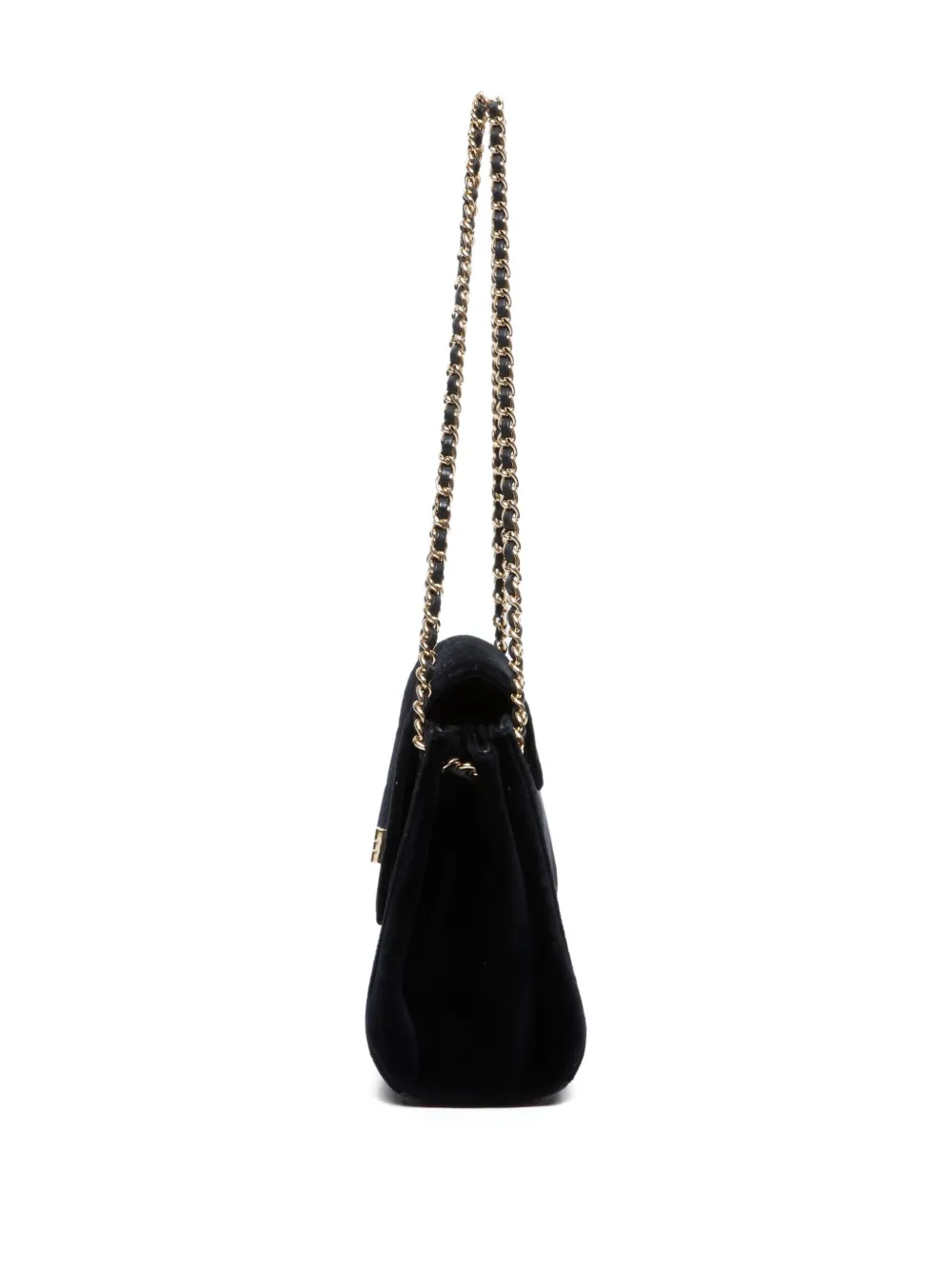 Pre-owned Chanel 2002-2003 2.55 Reissue Quilted Chain-strap Shoulder Bag In Black