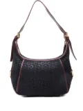 Celine Pre-Owned 1990-2010s Macadam-print shoulder bag - Black
