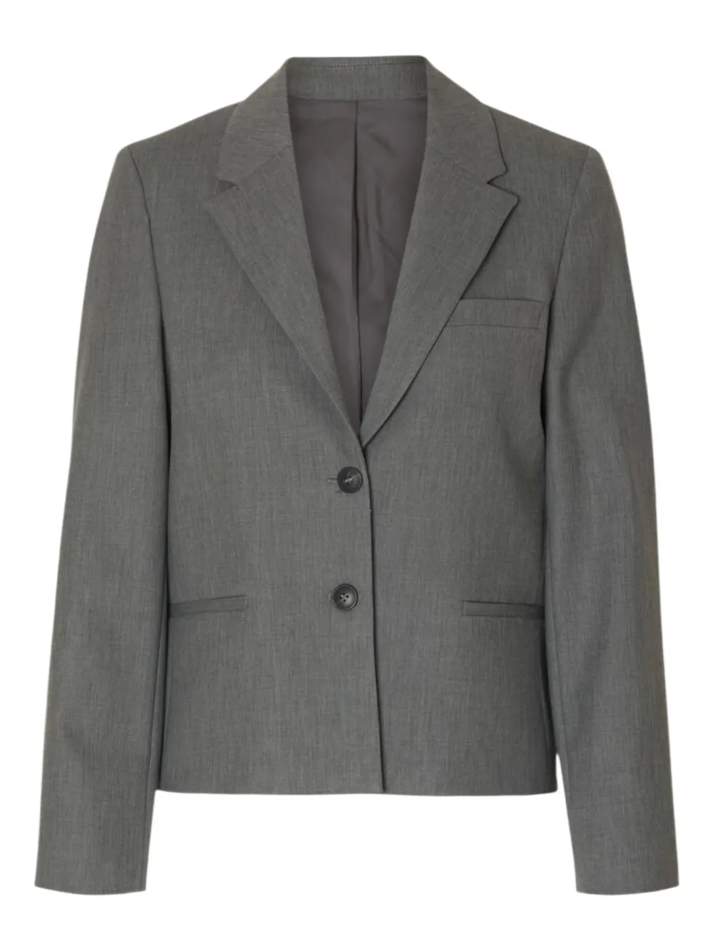 Selected Femme single-breasted blazer | Grey | Image 1