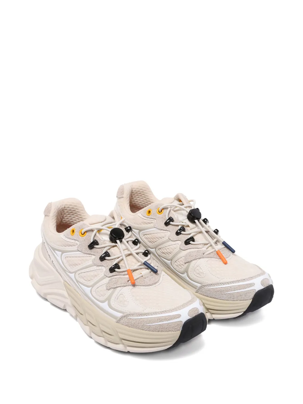 Barracuda toggle-fastening suede sneakers - Wit