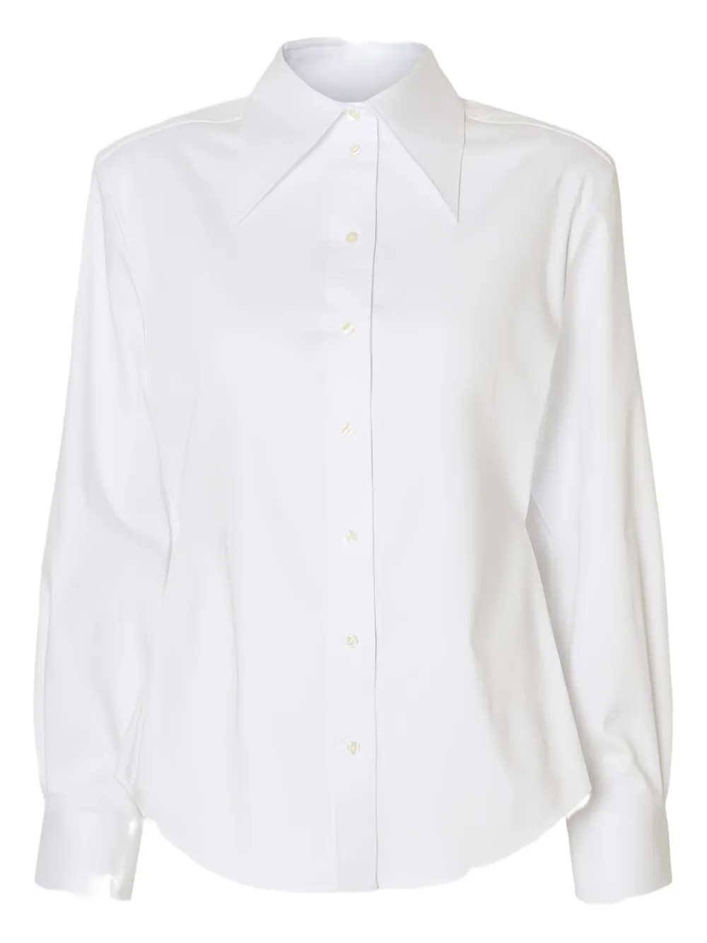 Selected Femme Button-down Shirt In White