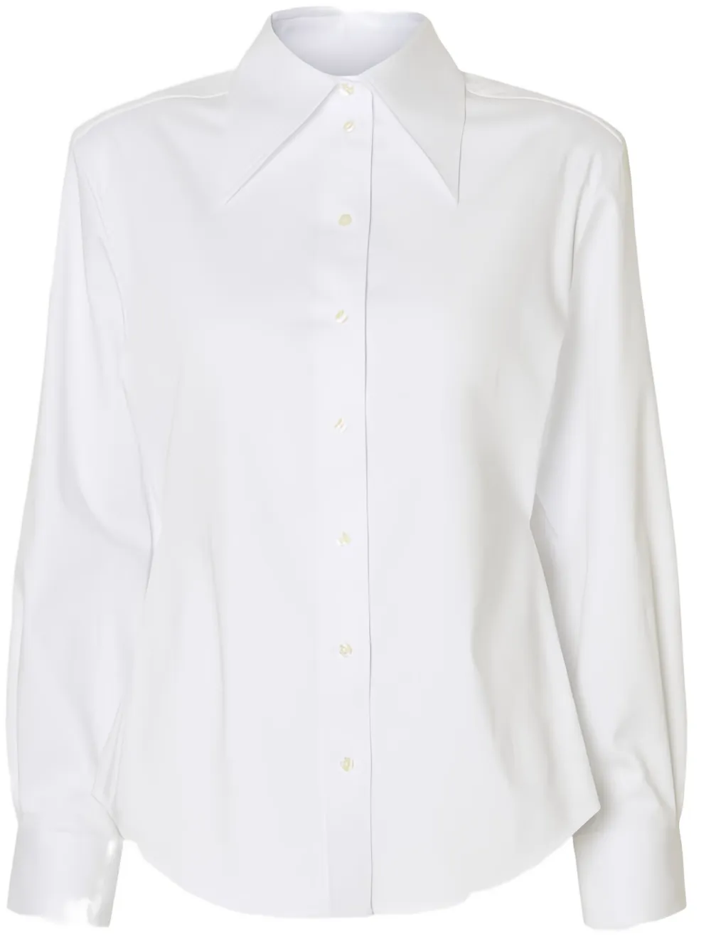 Selected Femme Button-down Shirt In White