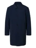 Selected Femme button-fastening collared-neck coat - Blue
