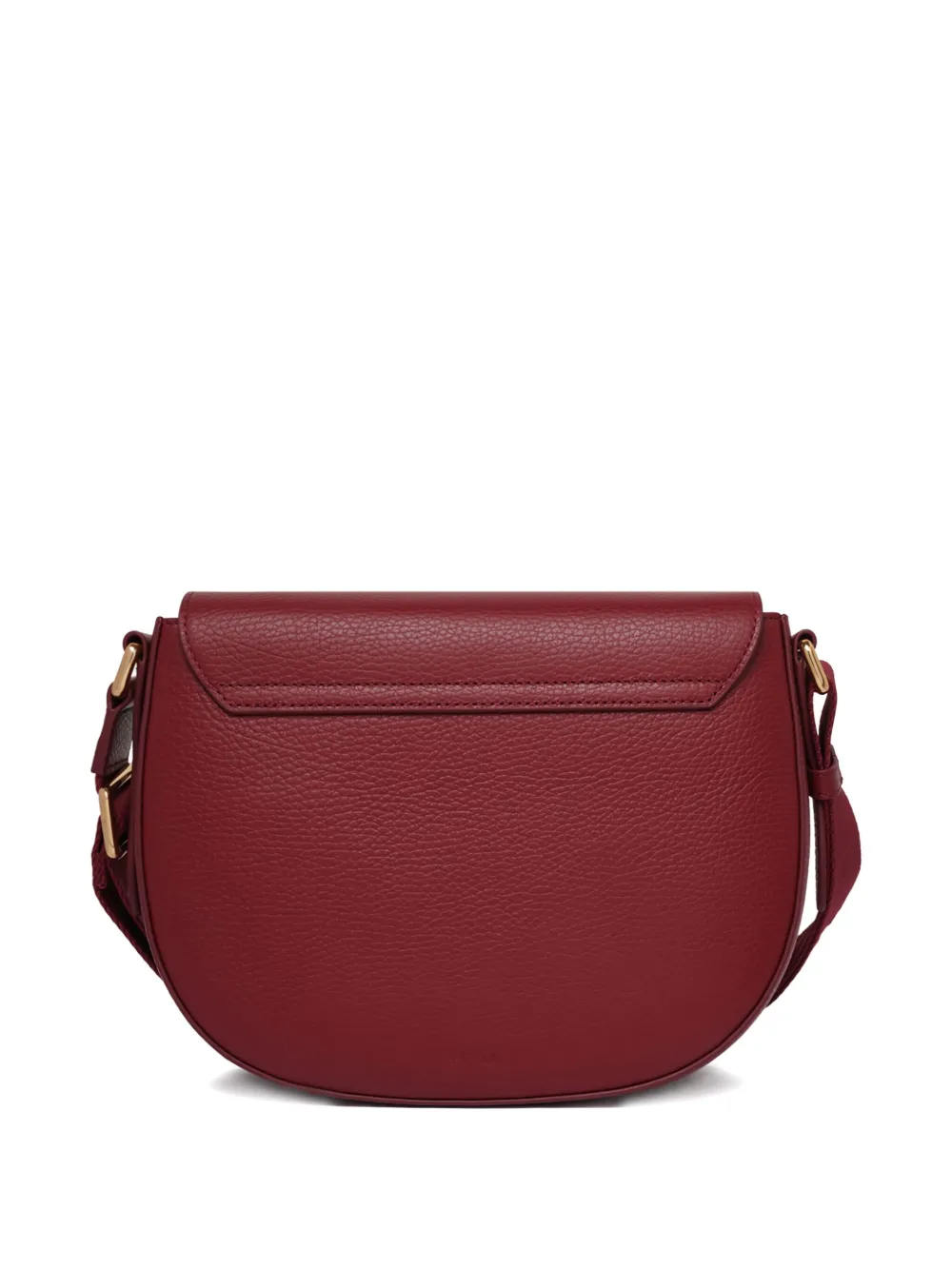 Furla Lotus Arched-lock Crossbody Bag In Burgundy