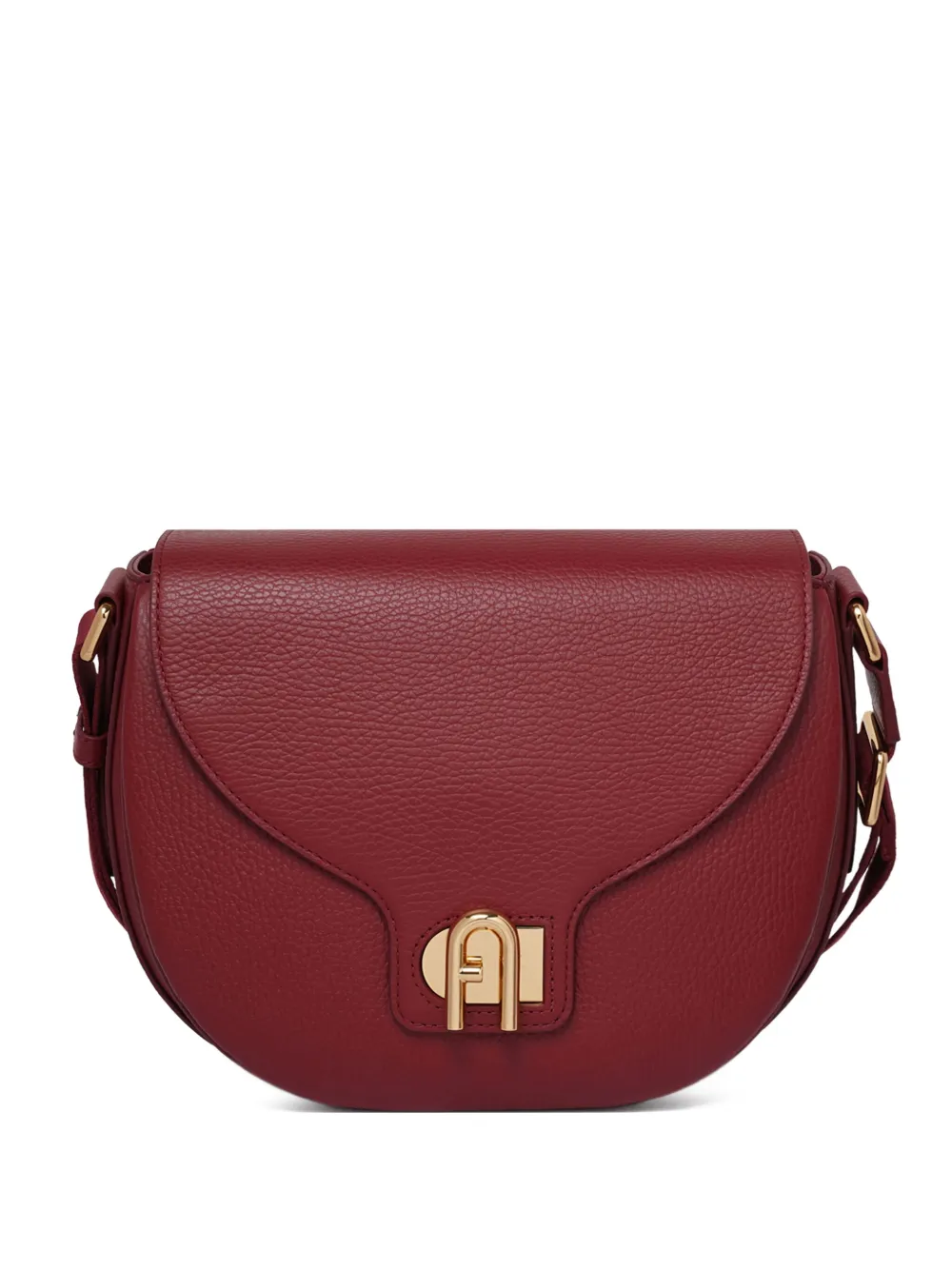 Furla Lotus arched-lock crossbody bag - Rosso