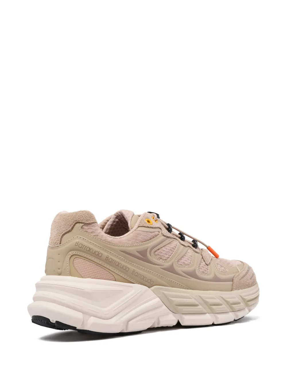 Barracuda Sneakers met houtje-touwtje sluiting Beige