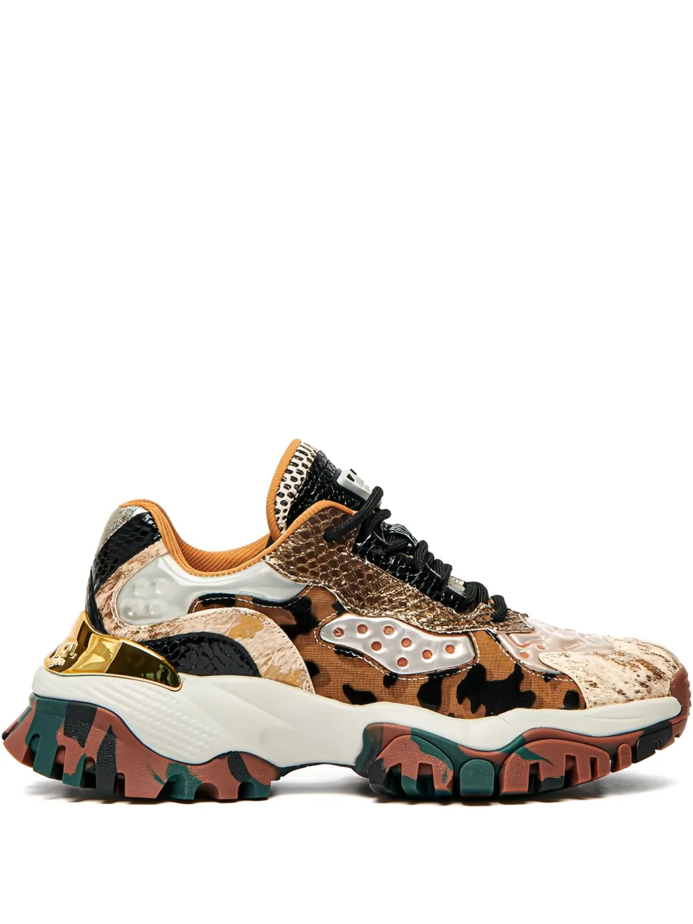 AMI Paris Juice patchwork sneakers Neutrals