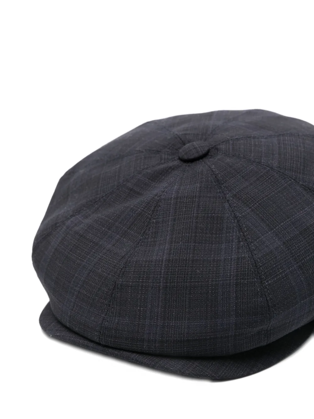 Borsalino button-detail wool hat - Blauw