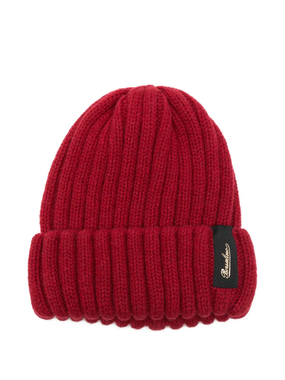 Borsalino ribbed cashmere beanie | Red | Image 1