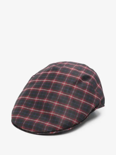 Borsalino 格纹棉帽