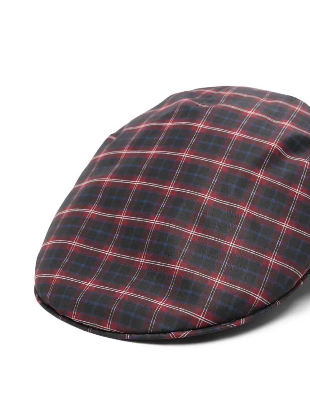 Borsalino checked cotton hat - Blauw