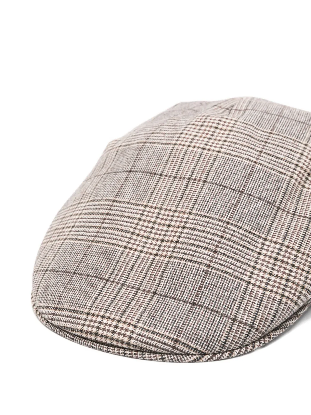 Borsalino checked hat - Beige