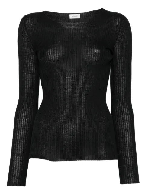 MRZ ribbed wool long-sleeve top