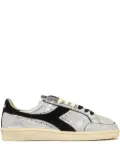 Diadora metallic-leather panel sneakers - Silver