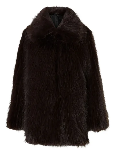SELECTED faux-fur coat
