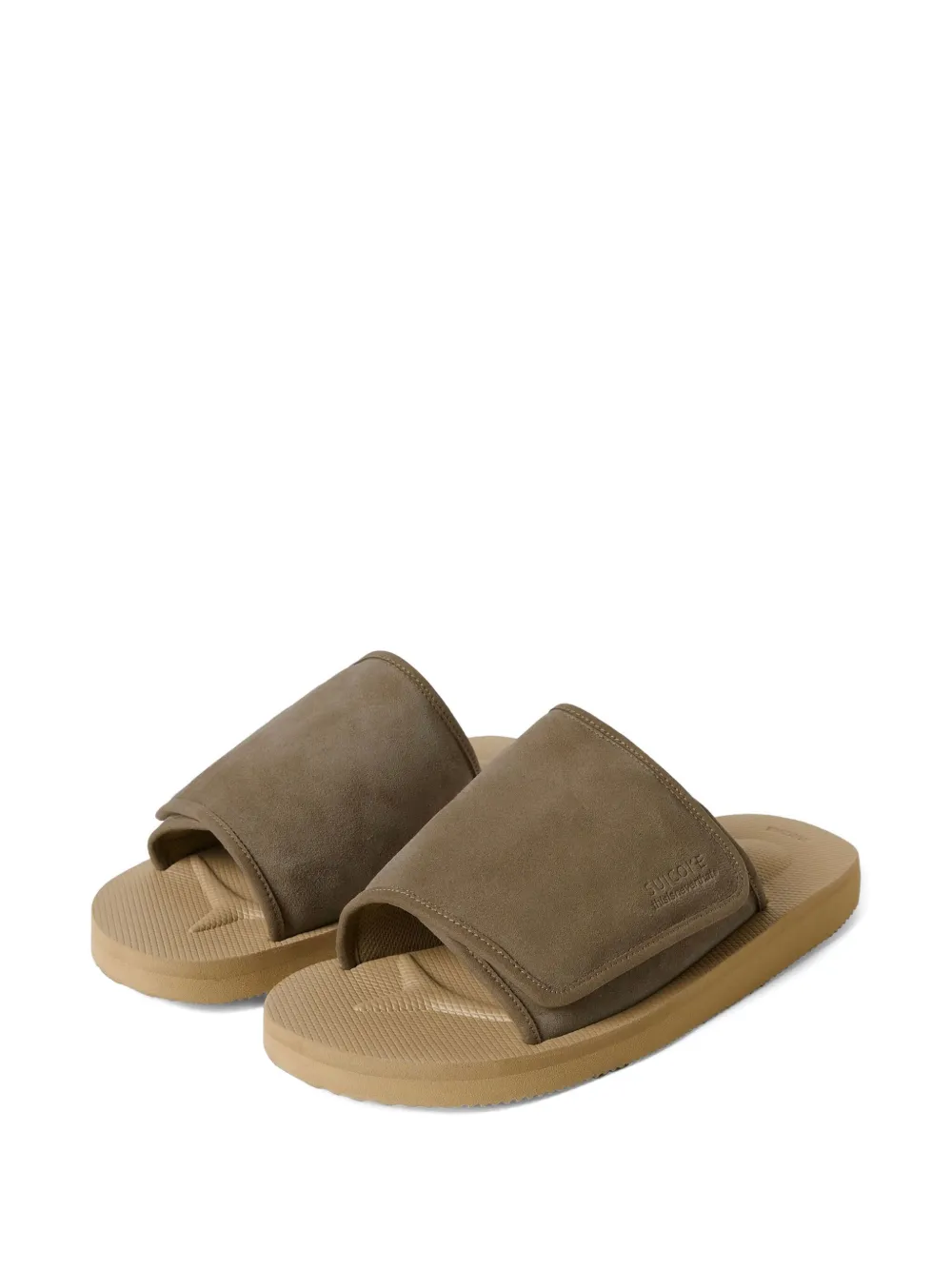 Suicoke x Thisisneverthat suede-leather strap slides | Image 2
