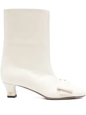 Proenza Schouler レザー アンクルブーツ | レッド | FARFETCH JP