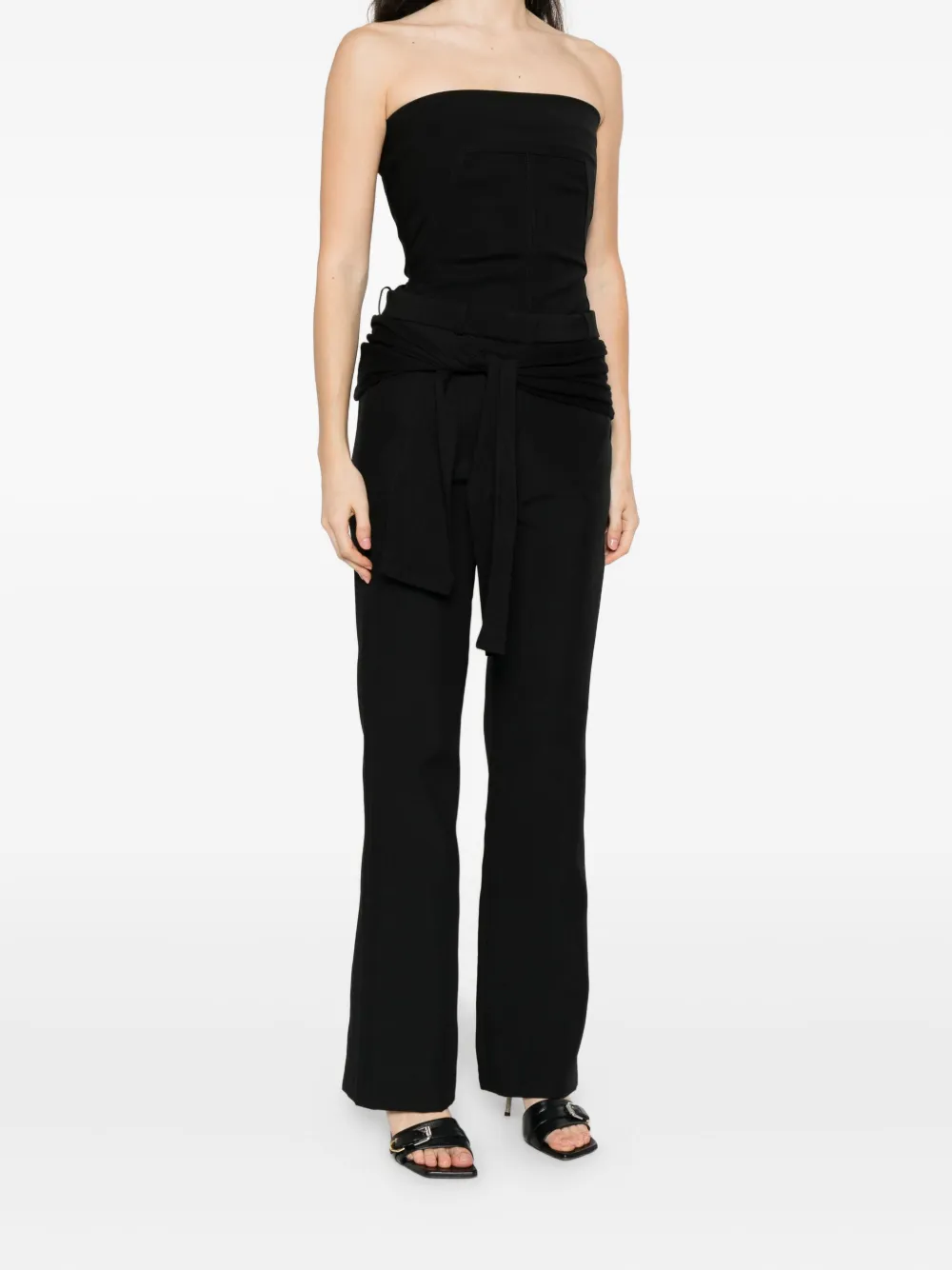 Coperni tie-waist trousers Zwart