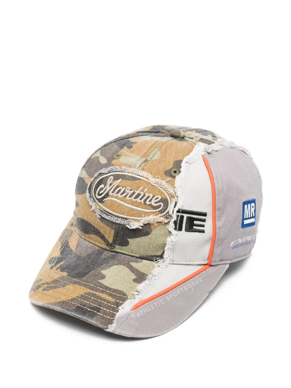 Martine Rose Logo Baseball Cap In Green