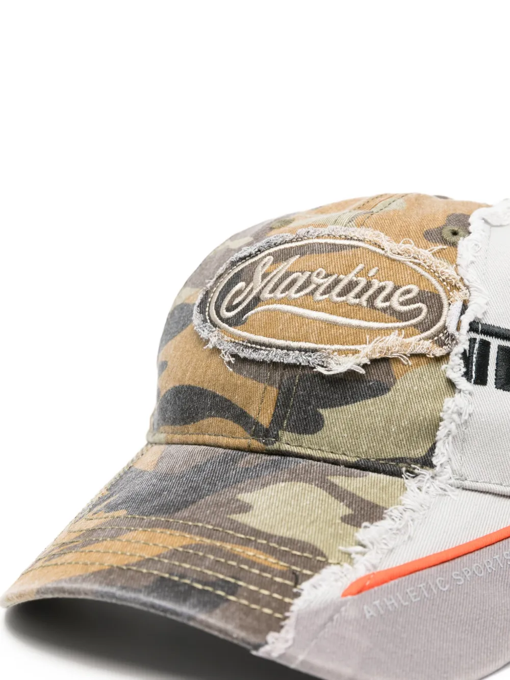 Martine Rose Logo Motif Baseball Cap In Multi