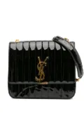 Saint Laurent Pre-Owned 2018 Large Patent Vicky crossbody bag - Black