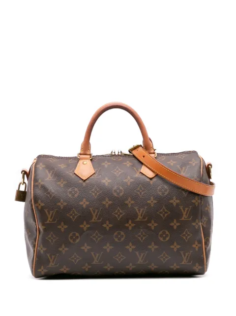 Louis Vuitton Pre-Owned bolsa satchel Monogram Speedy Bandouliere 30 2020
