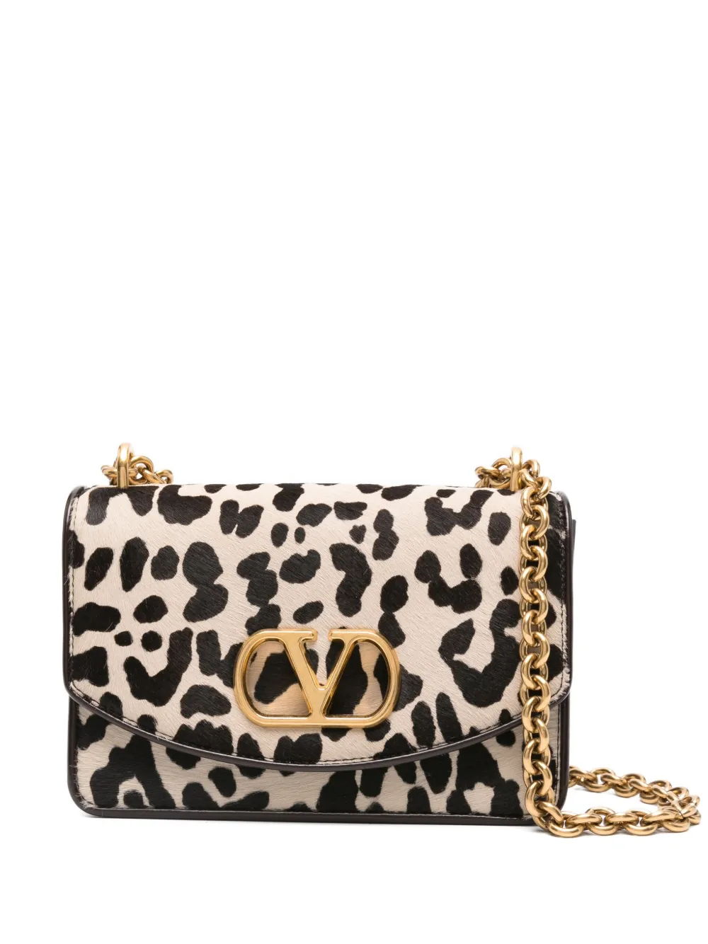 Valentino Garavani small Vain VLogo shoulder bag Beige