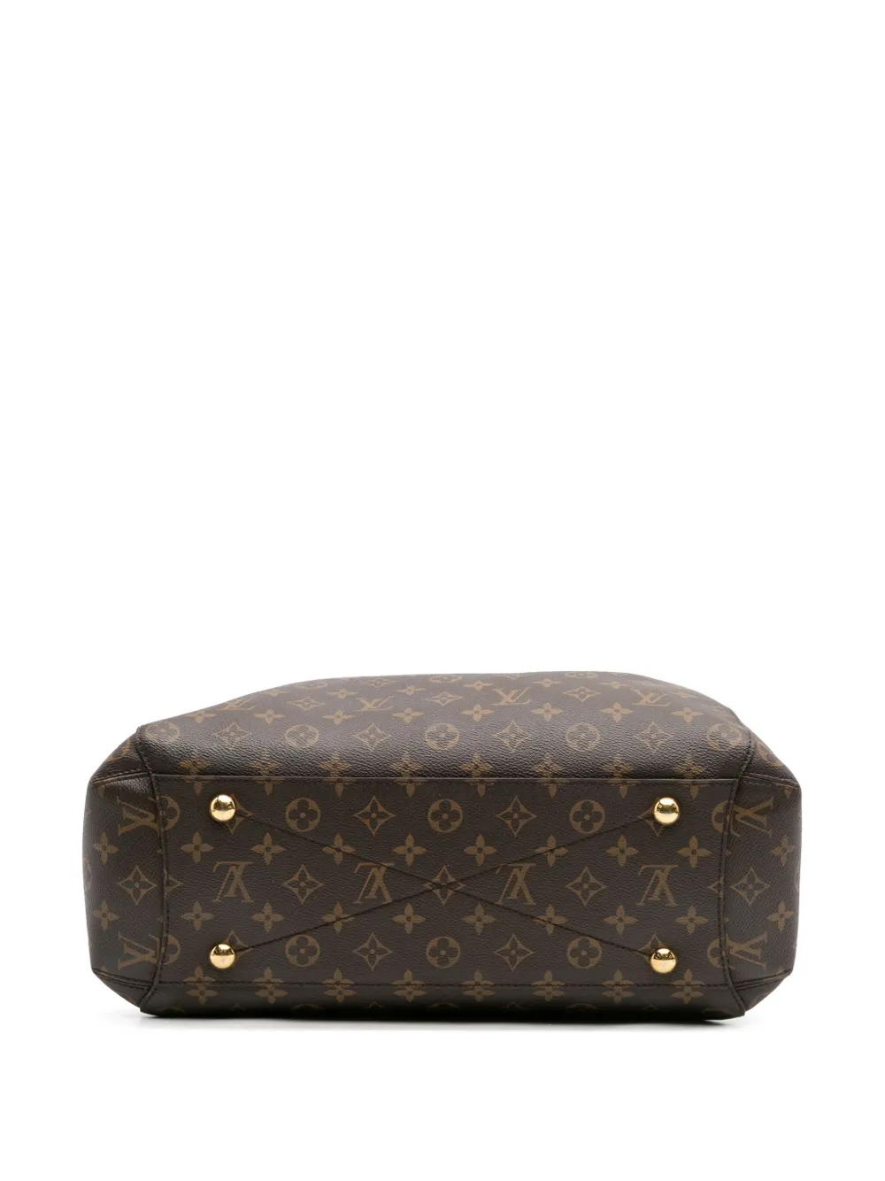 Pre-owned Louis Vuitton 2017 Monogram Montaigne Mm Satchel In Brown