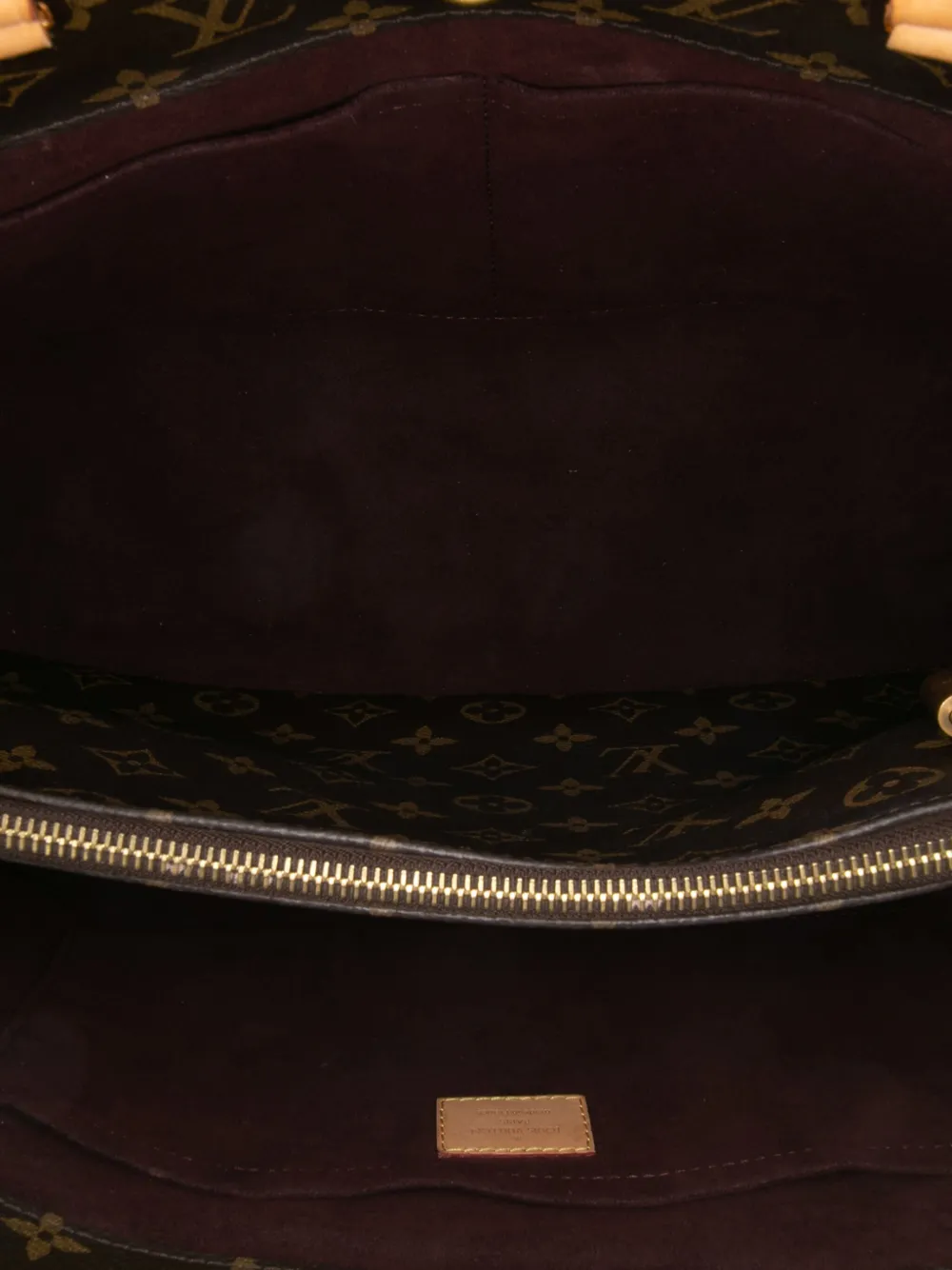 Pre-owned Louis Vuitton 2017 Monogram Montaigne Mm Satchel In Brown