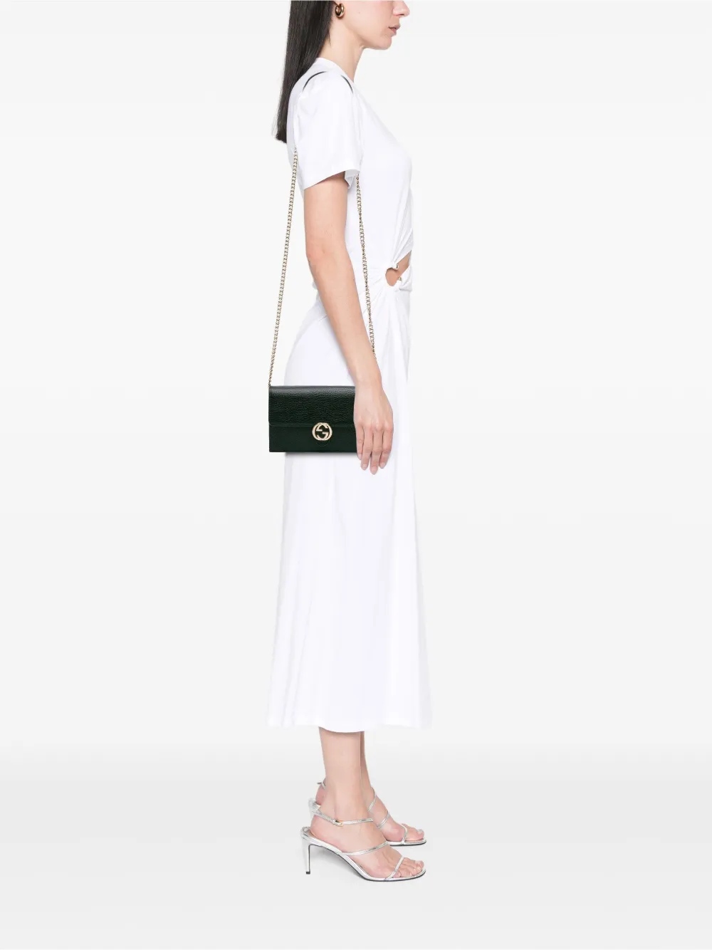 Gucci Pre-Owned 2016-2025 Interlocking G Dollar Calfskin Wallet on Chain crossbody bag | Pre-Owned | Image 2