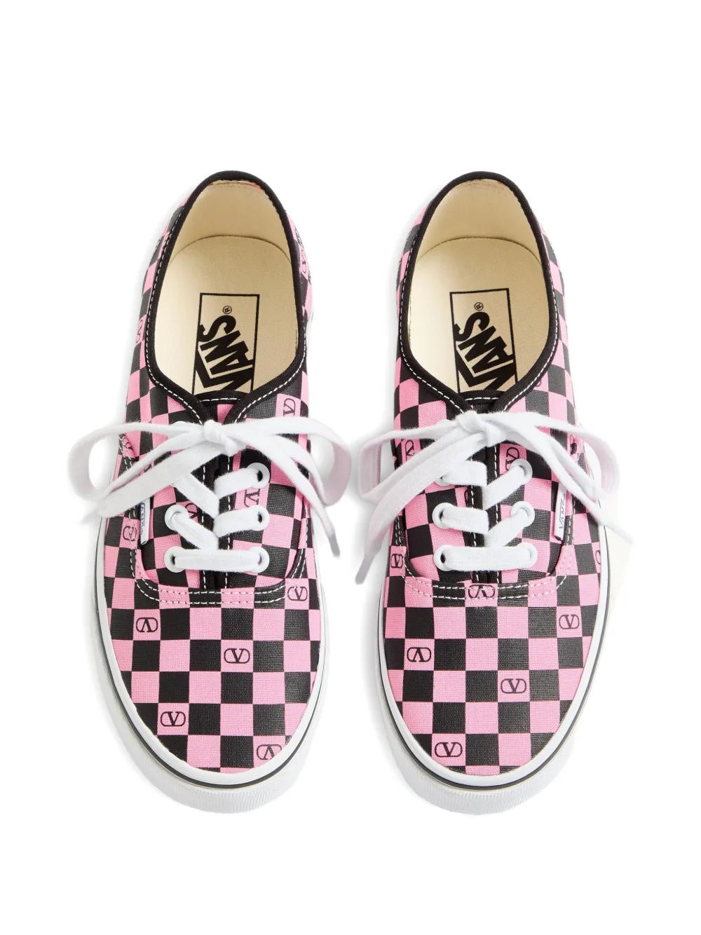 Valentino Garavani x Vans V-logo checkerboard sneakers Pink