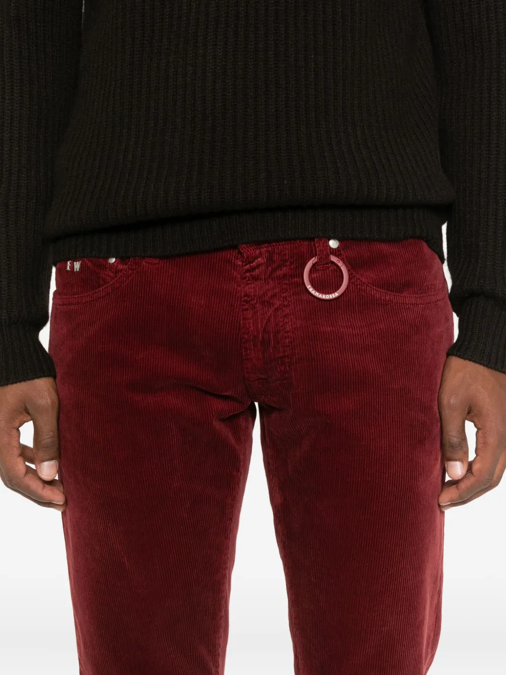 Sartoria Tramarossa Leonardo Corduroy Trousers In Red