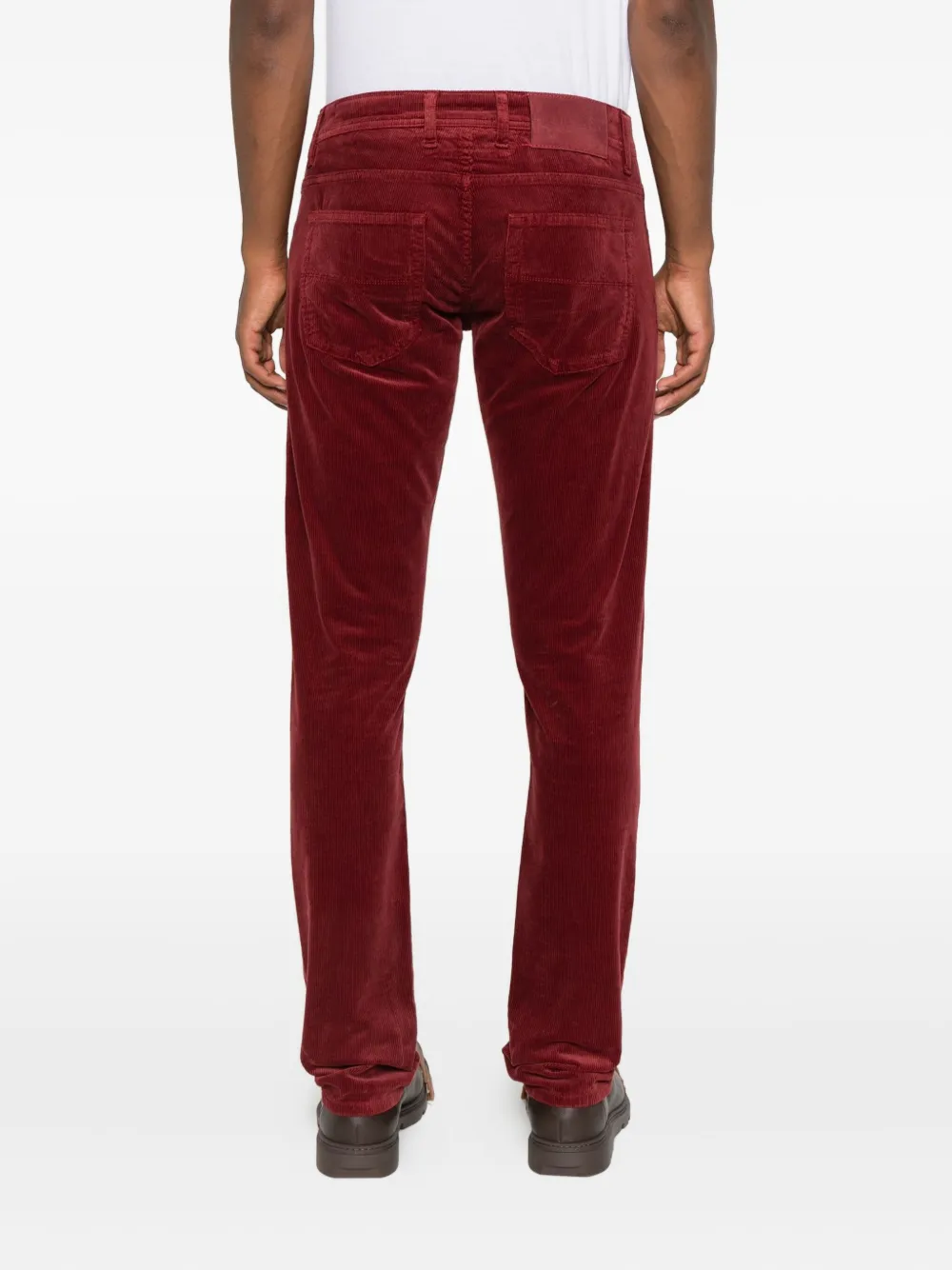 Sartoria Tramarossa Leonardo Corduroy Trousers In Red