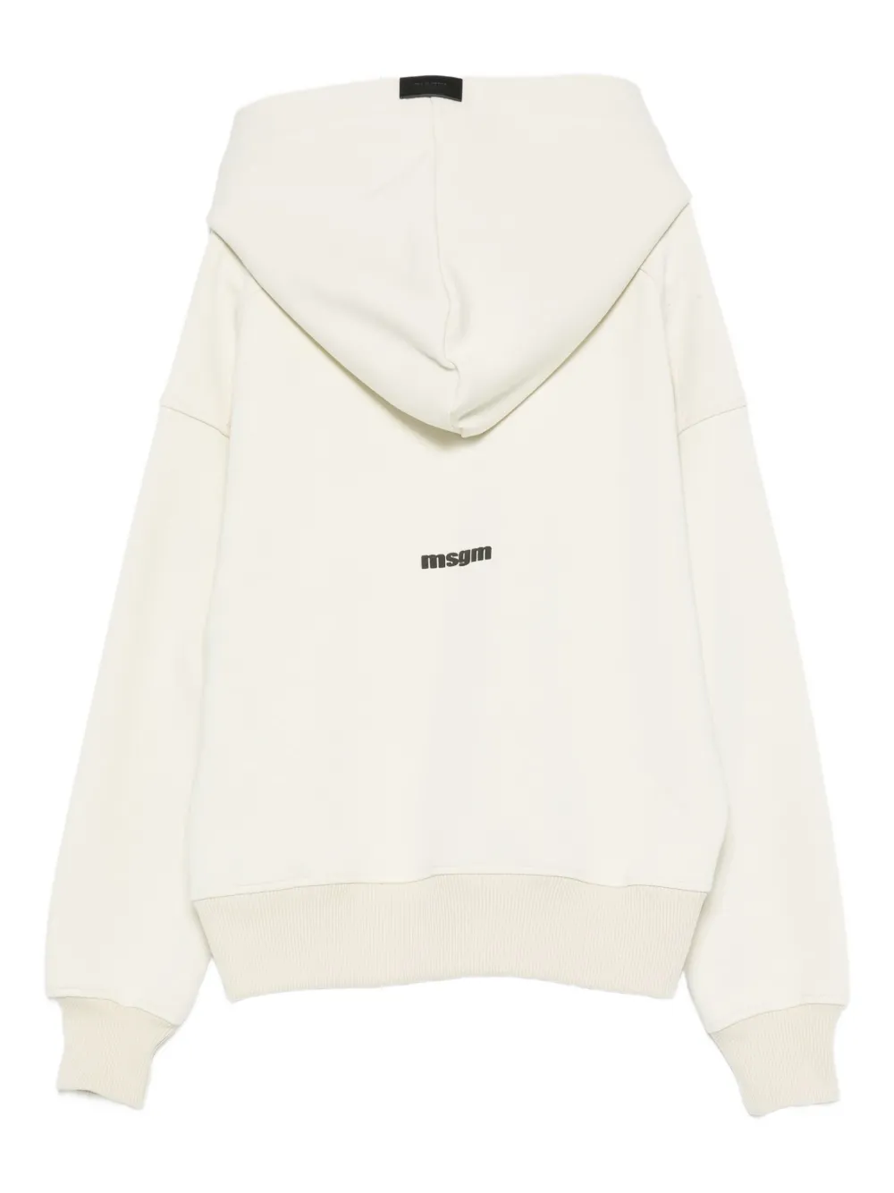 MSGM Kids Hoodie met logopatch Beige