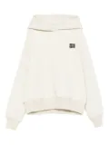 MSGM Kids logo-patch hoodie - Neutrals
