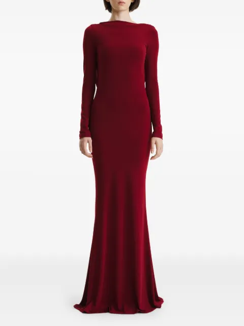 2310 STUDIO cowl-back maxi dress