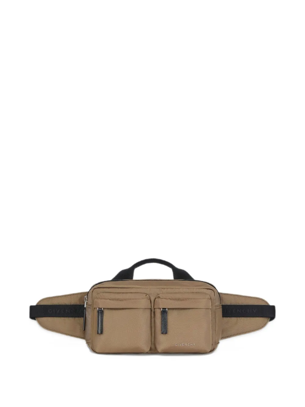 Givenchy Essential U double-pocket belt bag - Marrone