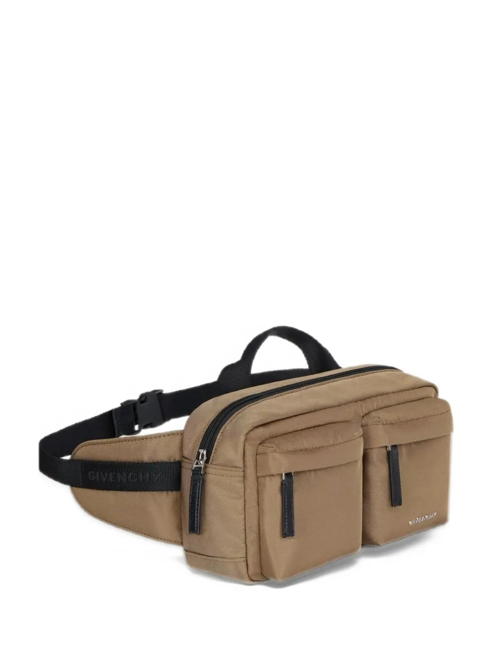 Givenchy Essential U double-pocket belt bag - Marrone
