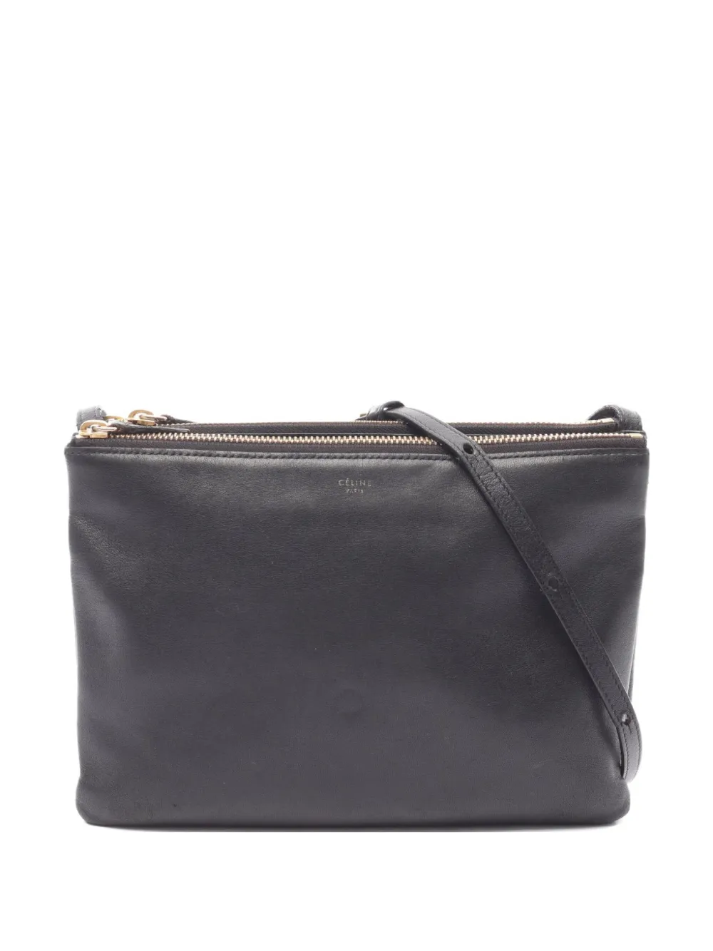 Celine Pre-Owned 2000s large Trio shoulder bag | Black | Image 1