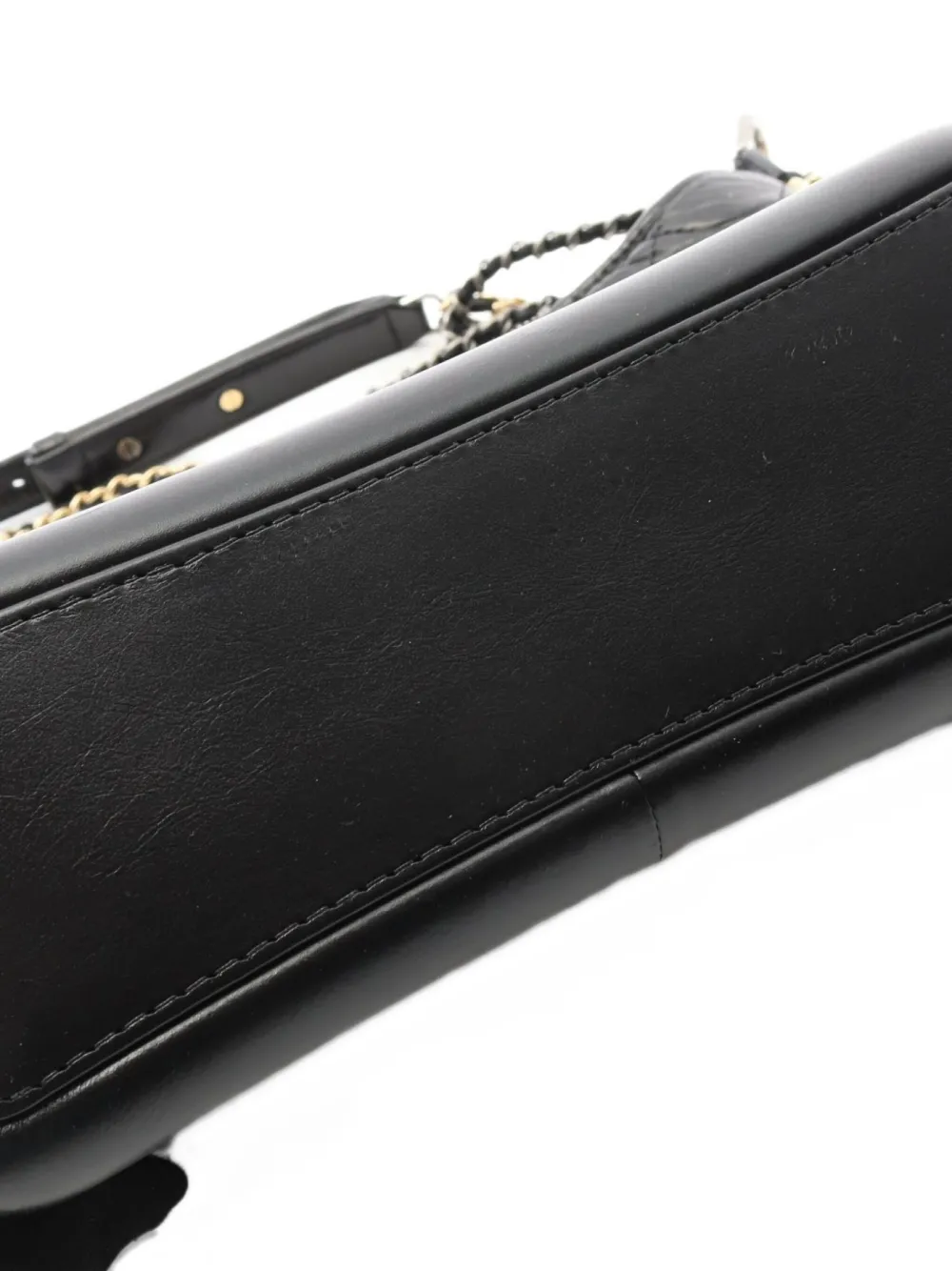 Pre-owned Chanel 2017-2018 Large Gabriel De  Shoulder Bag In Black