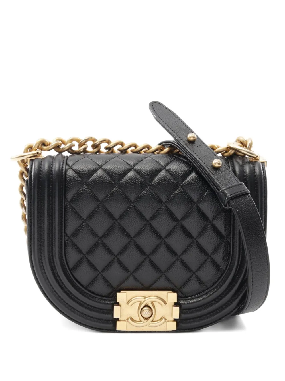 CHANEL Pre-Owned 2021 Boy Chanel shoulder bag - Nero