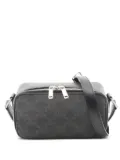 Céline Pre-Owned 2010s Triomphe-pattern shoulder bag - Black
