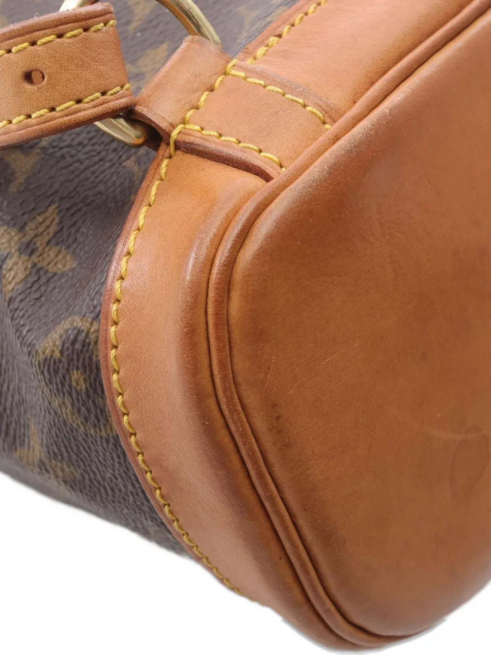 Pre-owned Louis Vuitton 1997 Mini Monogram Backpack In Brown