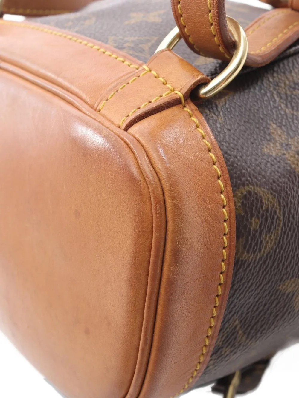 Pre-owned Louis Vuitton 1997 Mini Monogram Backpack In Brown