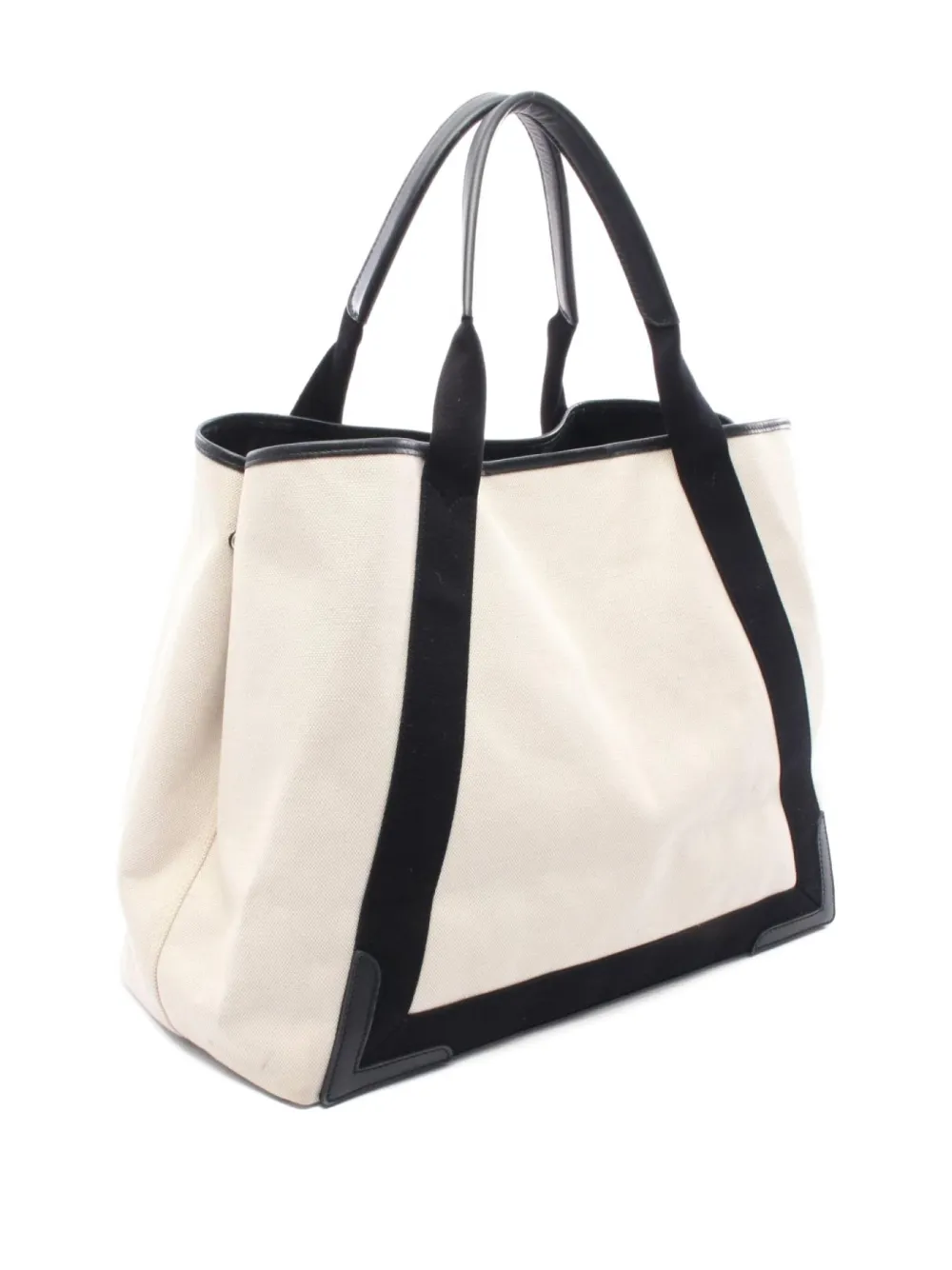 Pre-owned Balenciaga 2000s Cabas Tote Bag In White