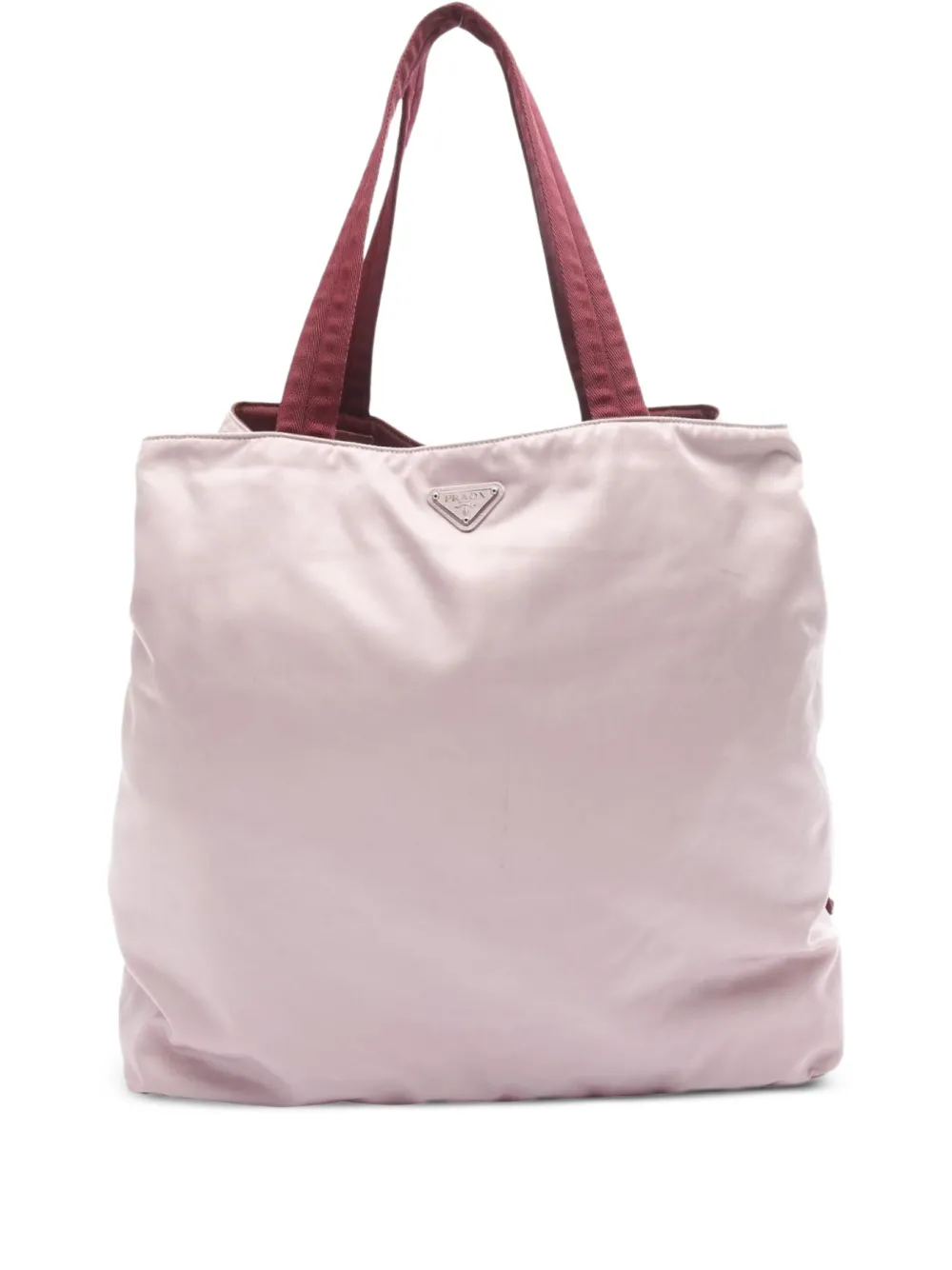 Prada Pre-Owned 2000s contrasting-trim tote bag | Pink | Image 1