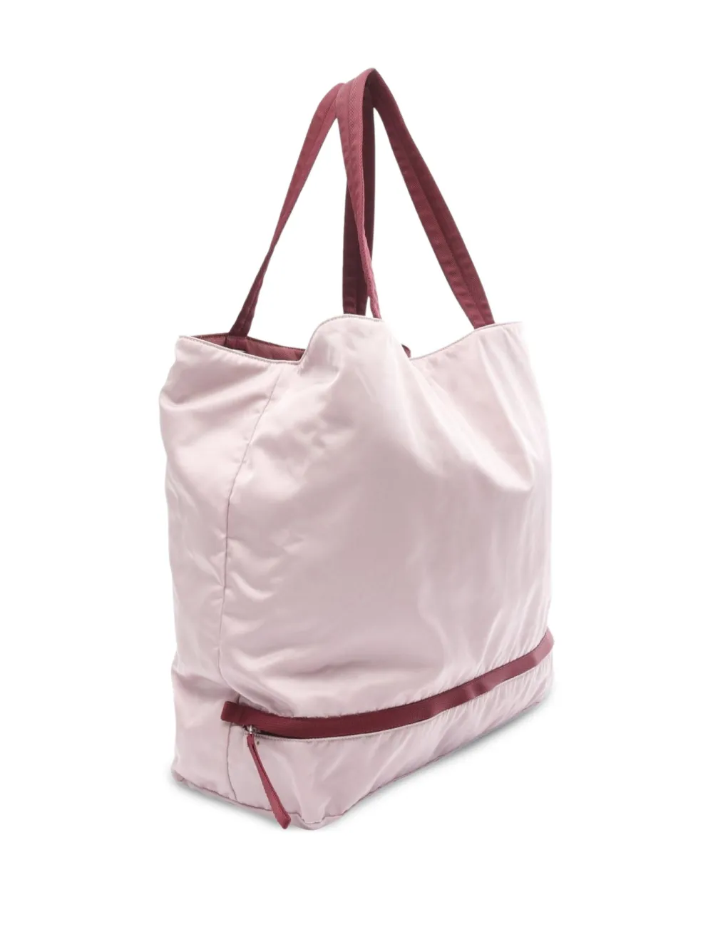 Prada Pre-Owned 2000s contrasting-trim tote bag | Image 2